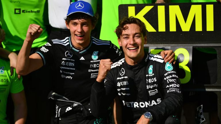 ‘Mercedes’ apstiprina Raselu un Antonelli uz 2026. gada F1 sezonu
