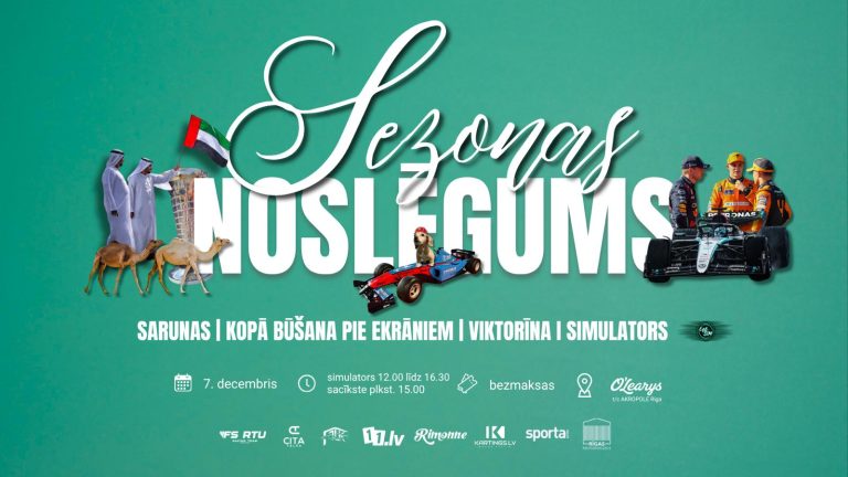 Sagaidīsim F1 sezonas noslēgumu kopā!