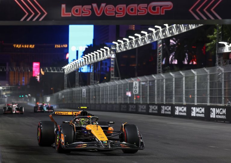 Noriss: “Nav pamata domāt, ka šogad Lasvegasas trasē būsim ātri”