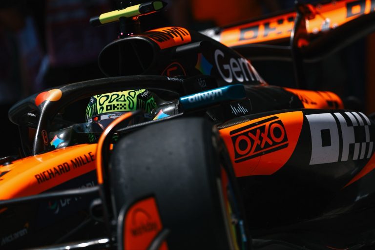 ‘McLaren’ piloti nepārspējami Sanpaulu GP treniņā