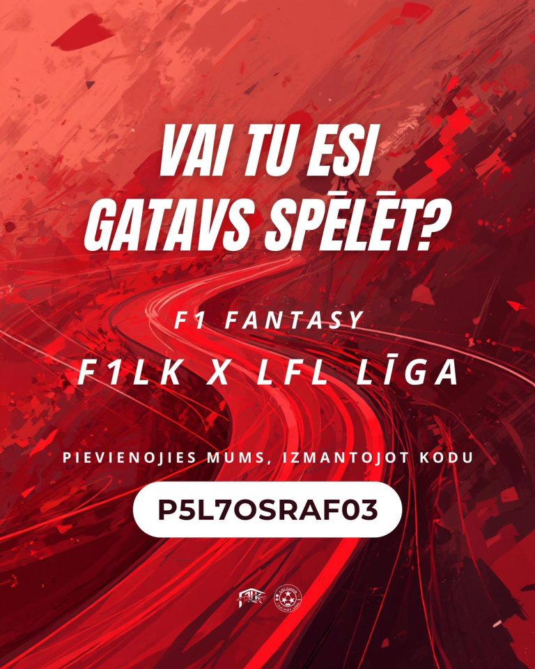 Piedalies F1 prognožu spēlē!