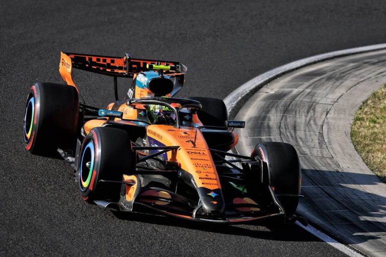 Noriss uzveic ‘Ferrari’ braucējus Ungārijas GP kvalifikācijā